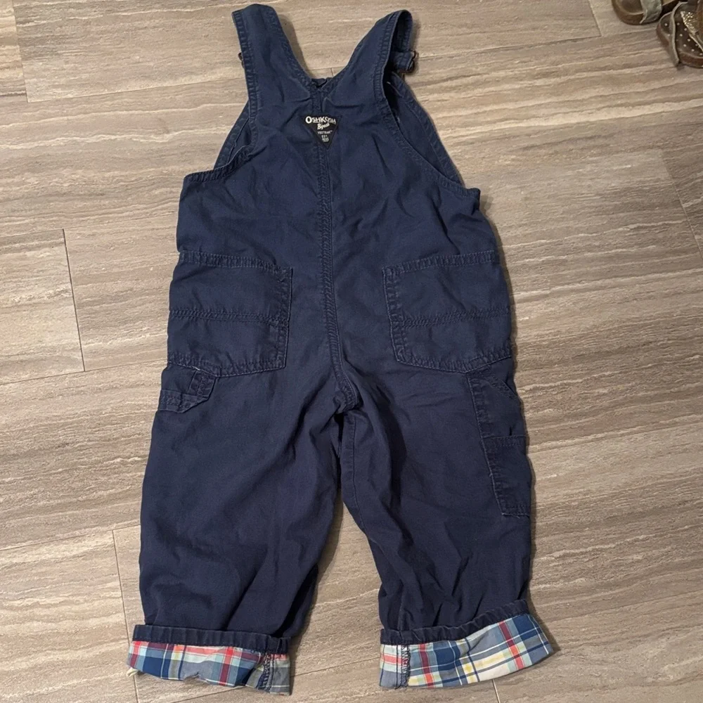 OshKosh B'gosh Dark Blue Kids Overalls